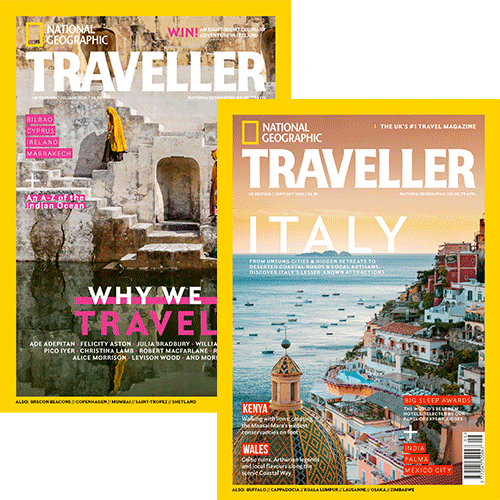National Georaphic Traveller magazine covers
