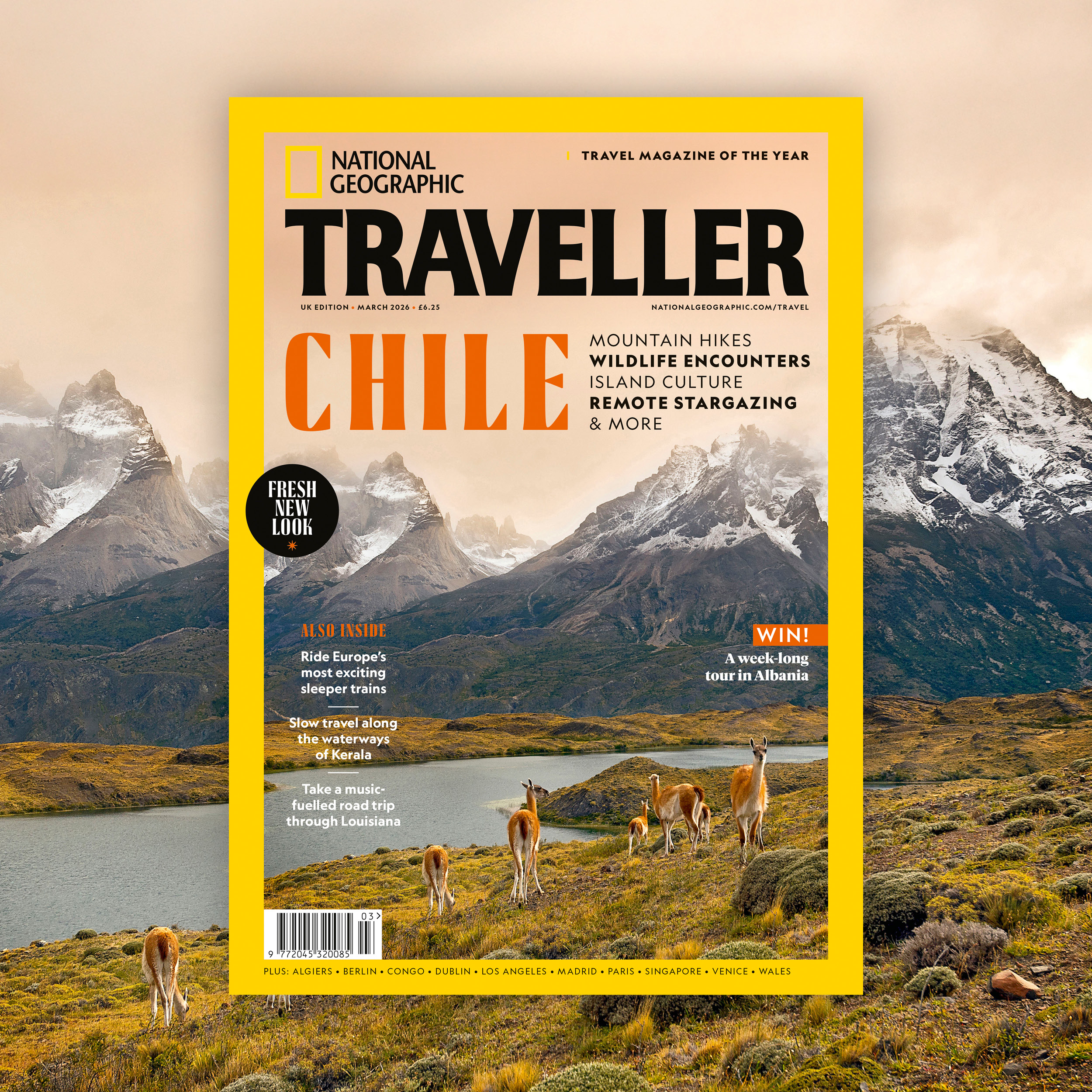 National Georaphic Traveller magazine covers